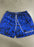 Blue Cheetah Mesh Shorts